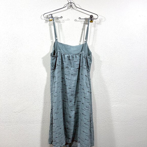Make It Good light blue tencel sundress size Medium Indie Brand - Picture 2 of 7